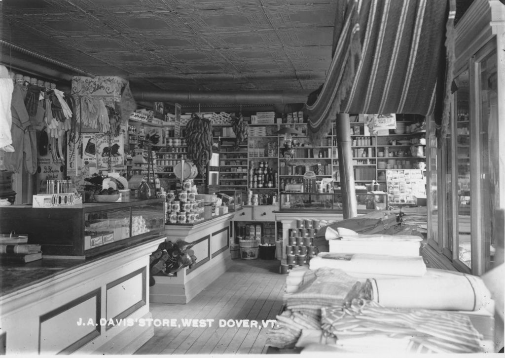 Miniature of J.A. Davis' Store, West Dover, Vt.