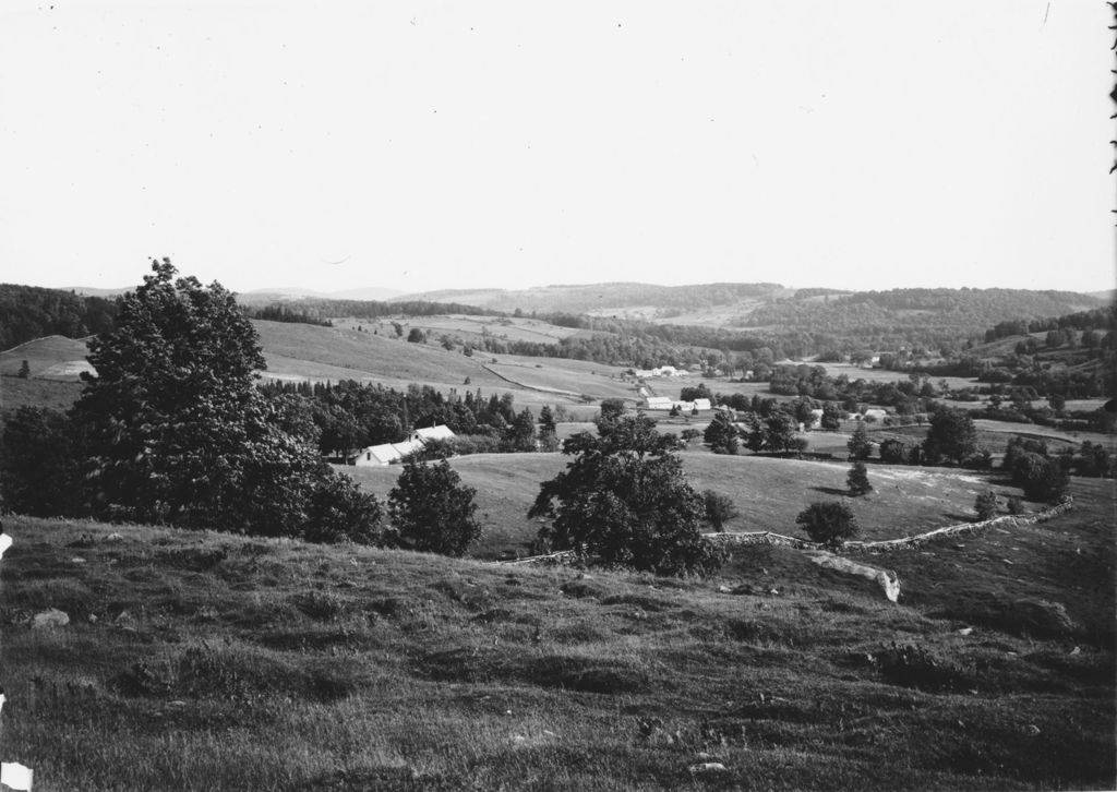 Miniature of View of Route 100, Howe Farm, and Sitzmark in background