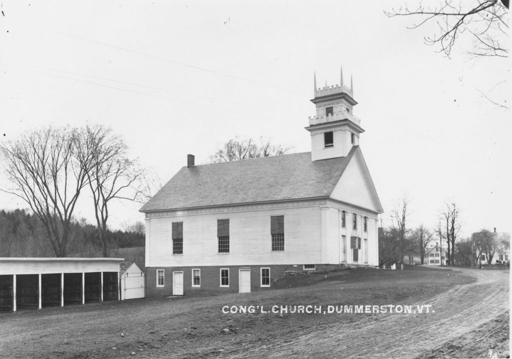 Miniature of Cong'l Church, Dummerston, Vt.