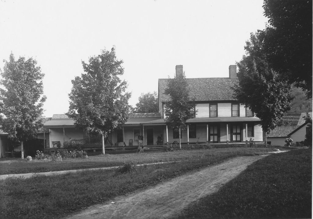 Miniature of Unidentified Colonial House with Addition in Guilford