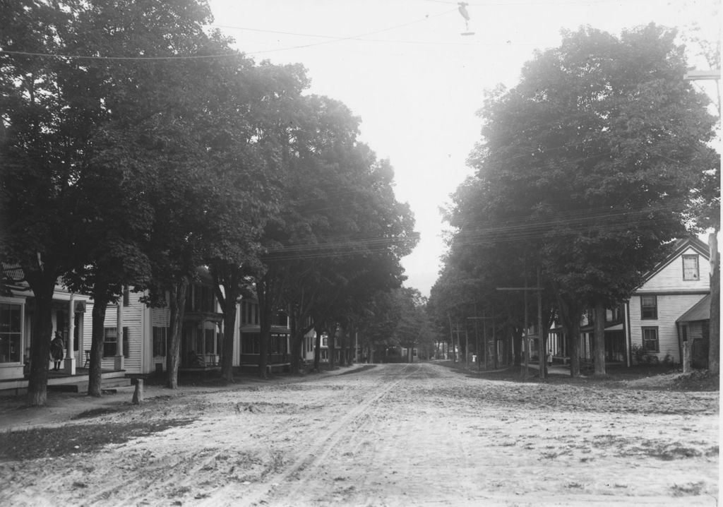 Miniature of Main Street with Post Office Visible, Jamaica, Vt.