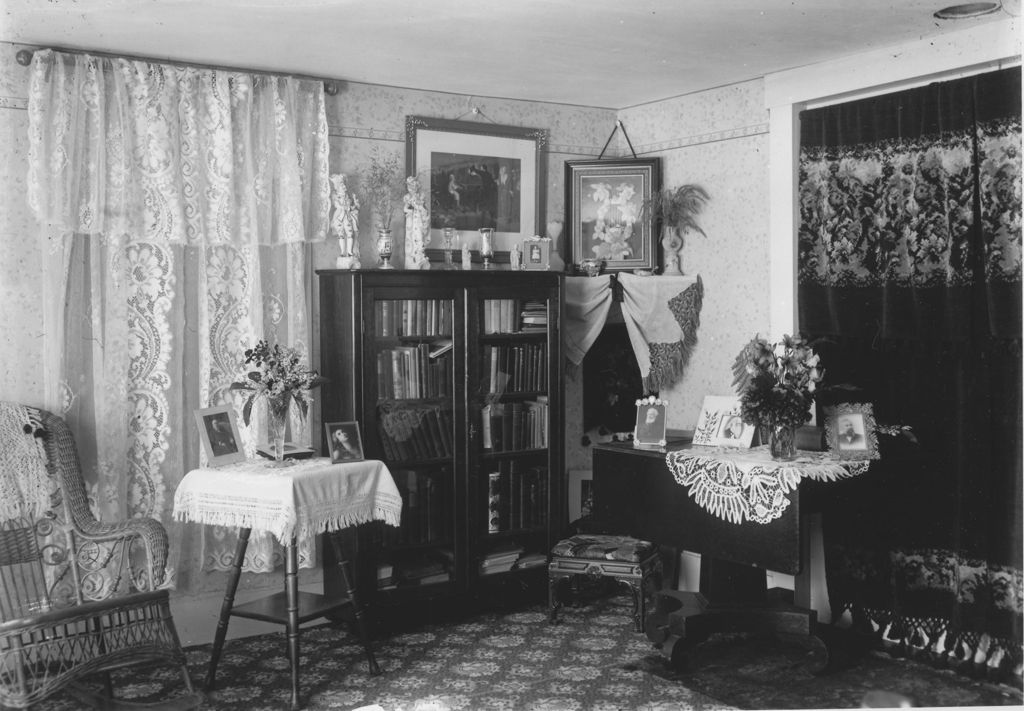 Miniature of Interior of Minister's Home, Jamaica, Vt.