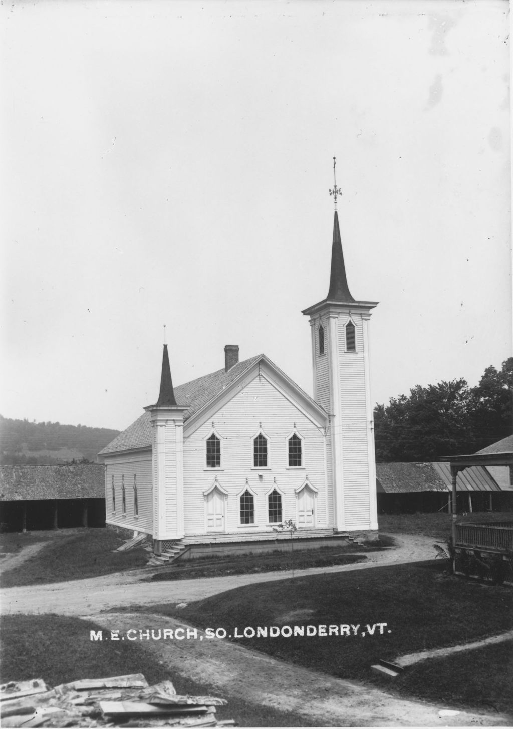 Miniature of M.E. Church, So. Londerderry, Vt.