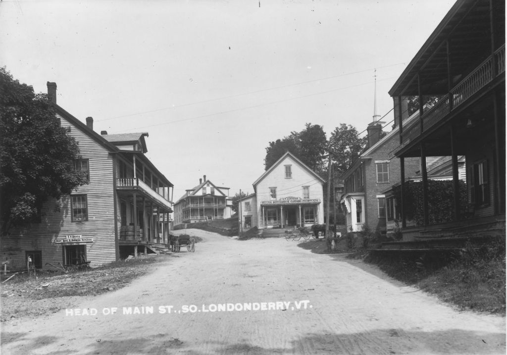 Miniature of Head of Main St., So. Londonderry, Vt.