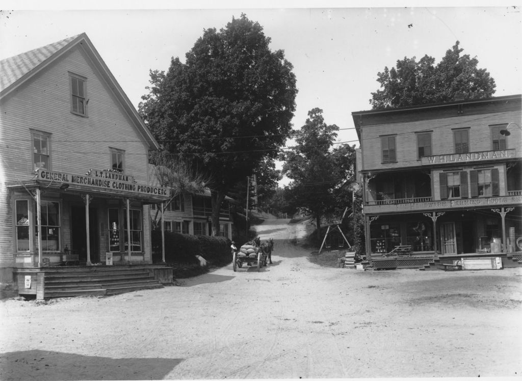 Miniature of L.T. Landman General Merchandise Store and W.H. Landman Hardware, South Londonderry, Vt.