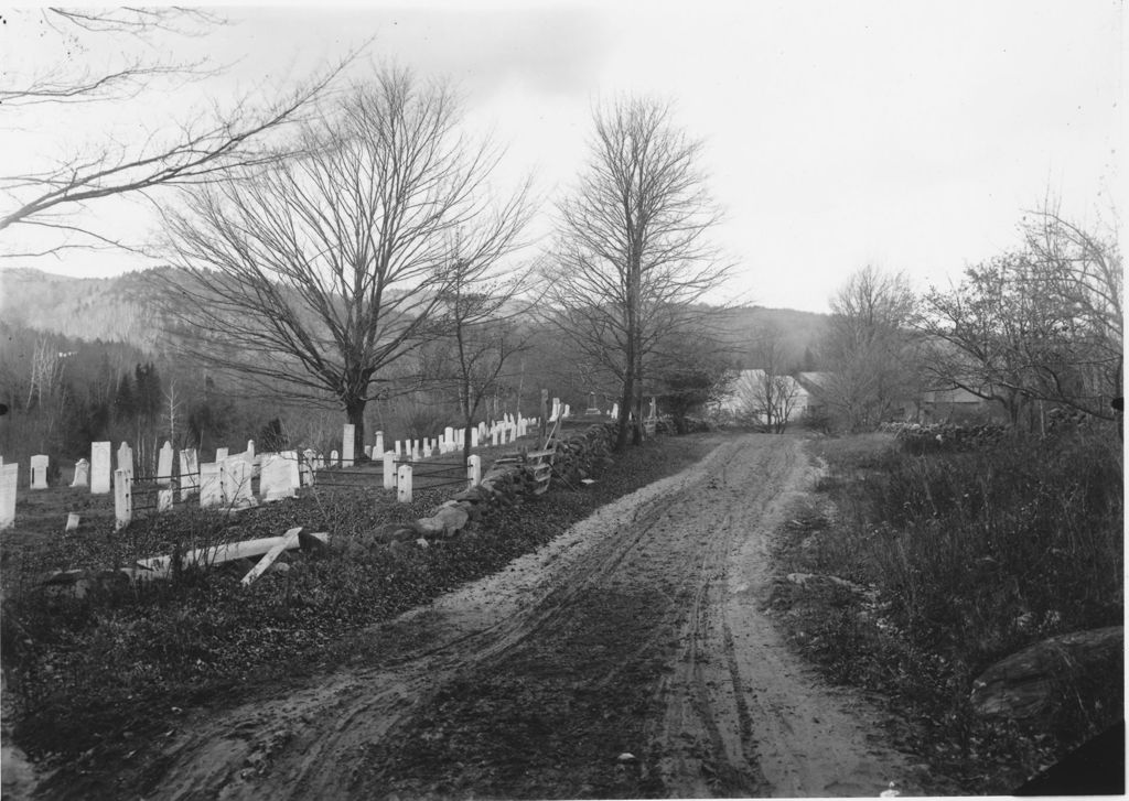 Miniature of Top of Augur Hole Road and Clark Warren Cemetery