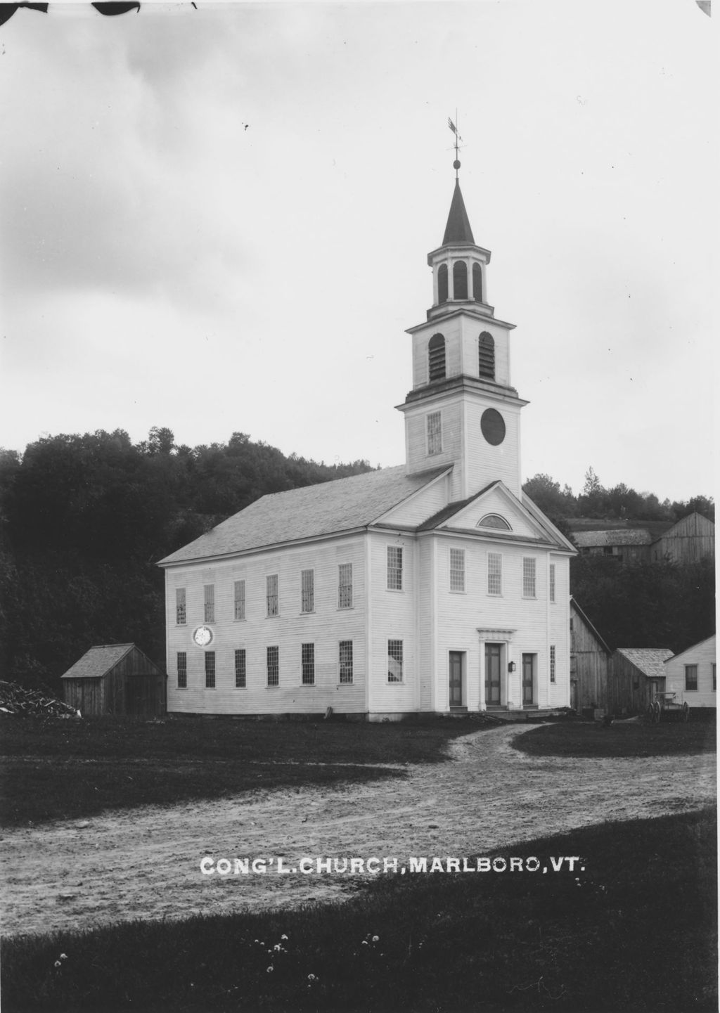 Miniature of Cong'l Church, Marlboro, Vt.