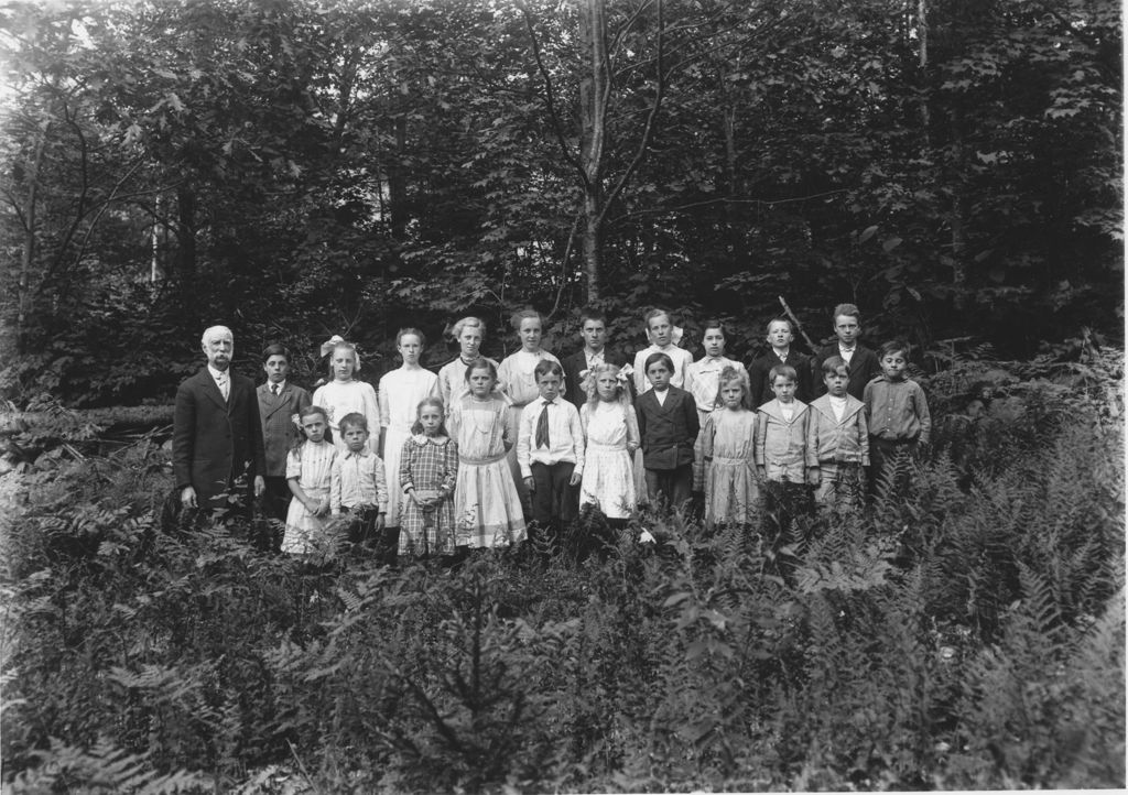 Miniature of Mr. Brown's Class from South Branch School, Marlboro, Vt.