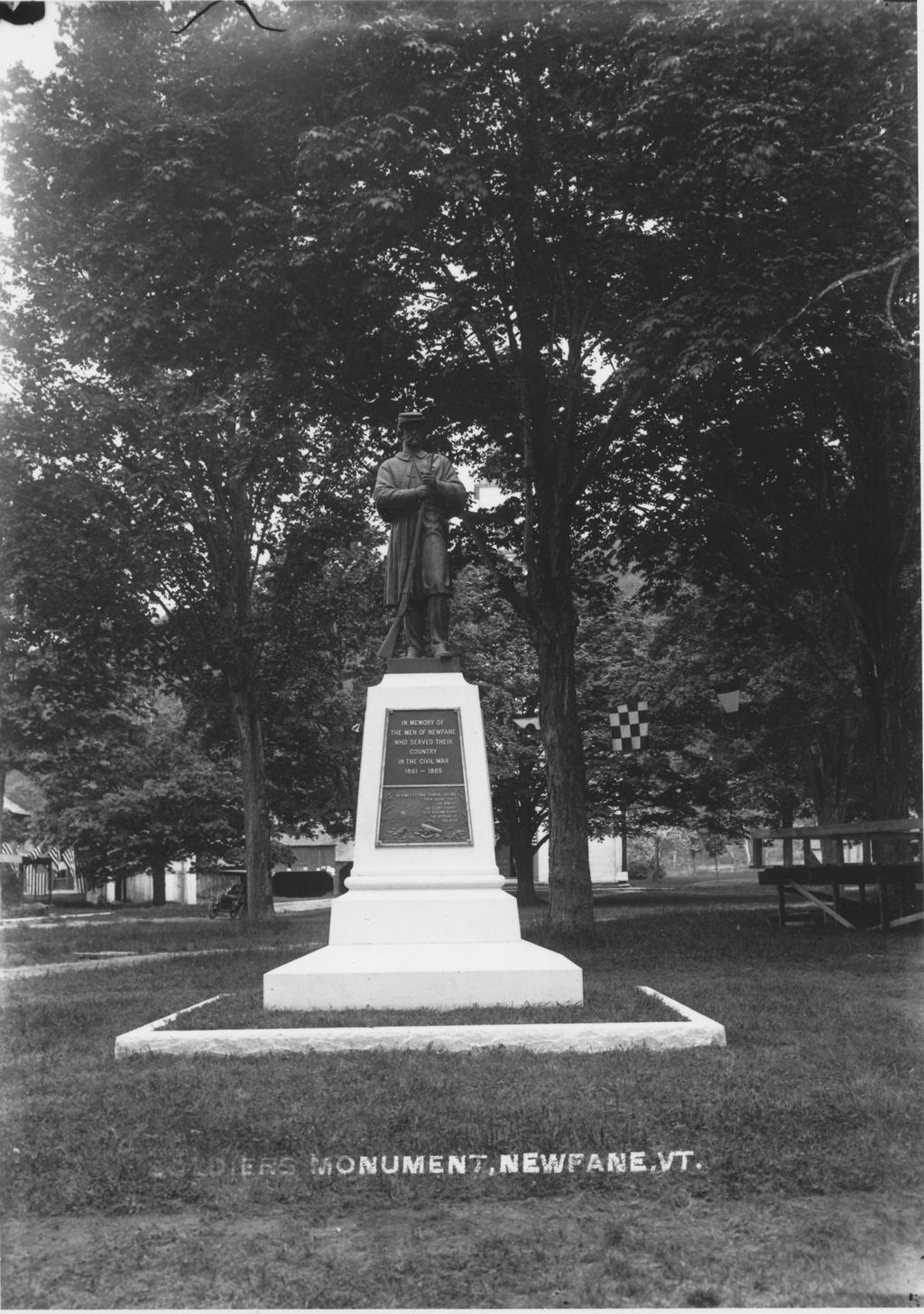 Miniature of Soldier's Monument, Newfane, Vt.