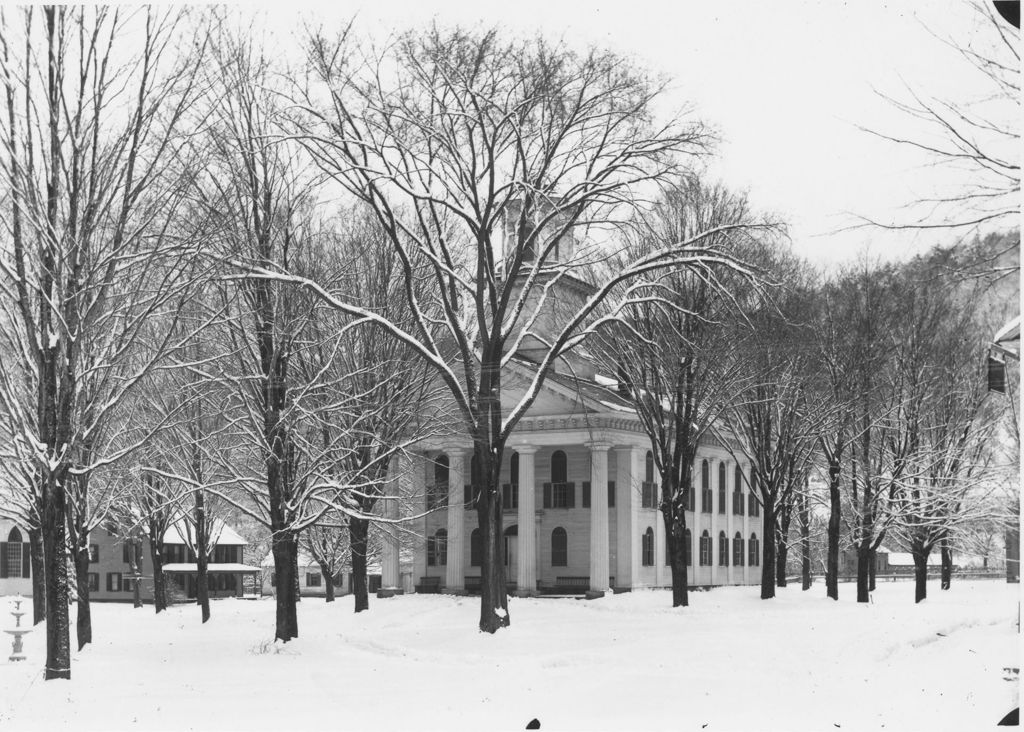 Miniature of Courthouse in Winter, Newfane, Vt.