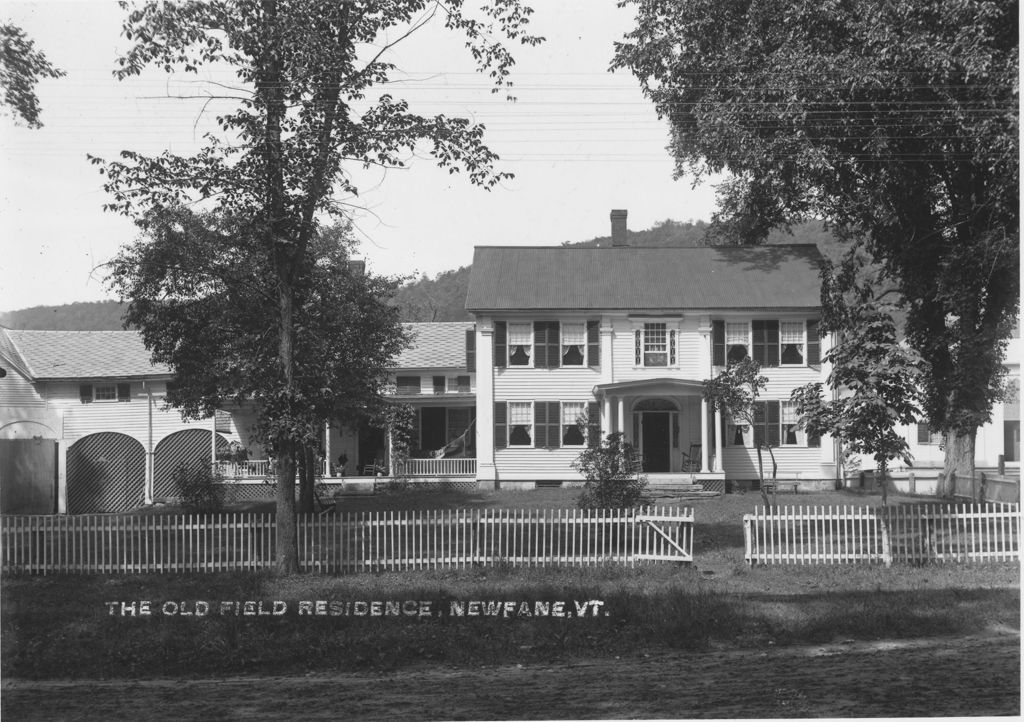 Miniature of The Old Field Residence, Newfane, Vt.