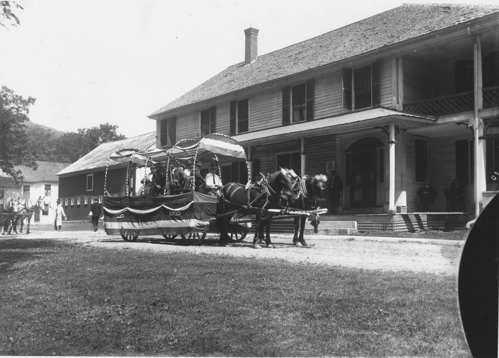 Miniature of 4th of July Parade in front of Newfane Inn, Newfane, Vt.