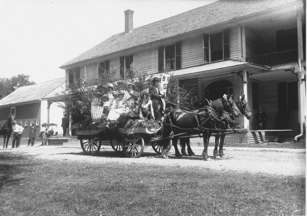 Miniature of 4th of July Parade in front of Newfane Inn, Newfane, Vt.