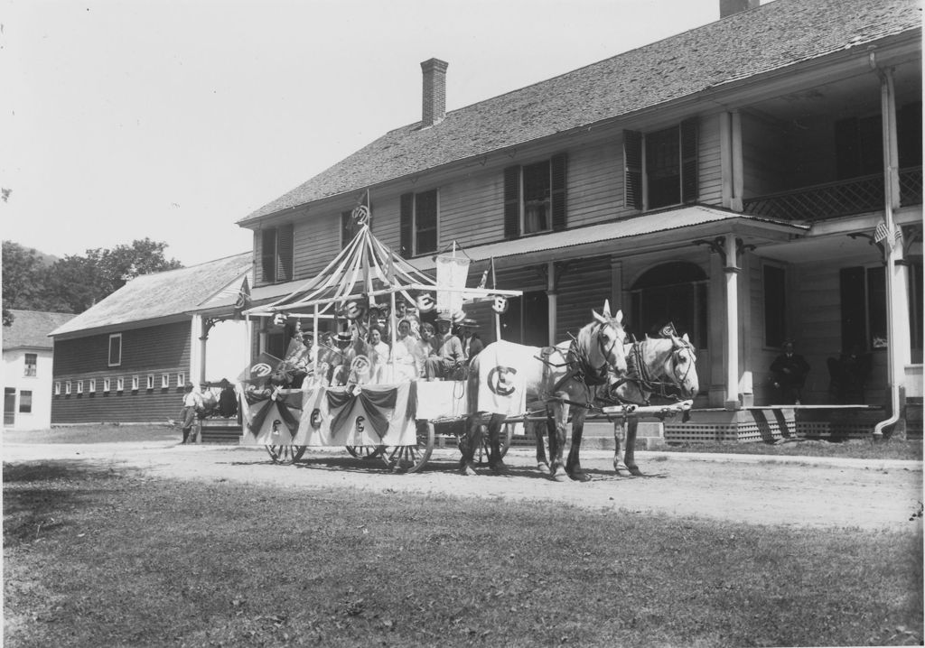 Miniature of 4th of July Parade in front of Newfane Inn, Newfane, Vt.