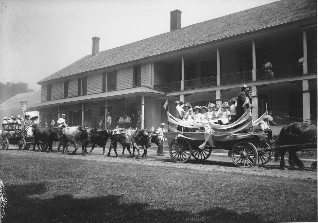 Miniature of 4th of July Parade in front of Newfane Inn, Newfane, Vt.