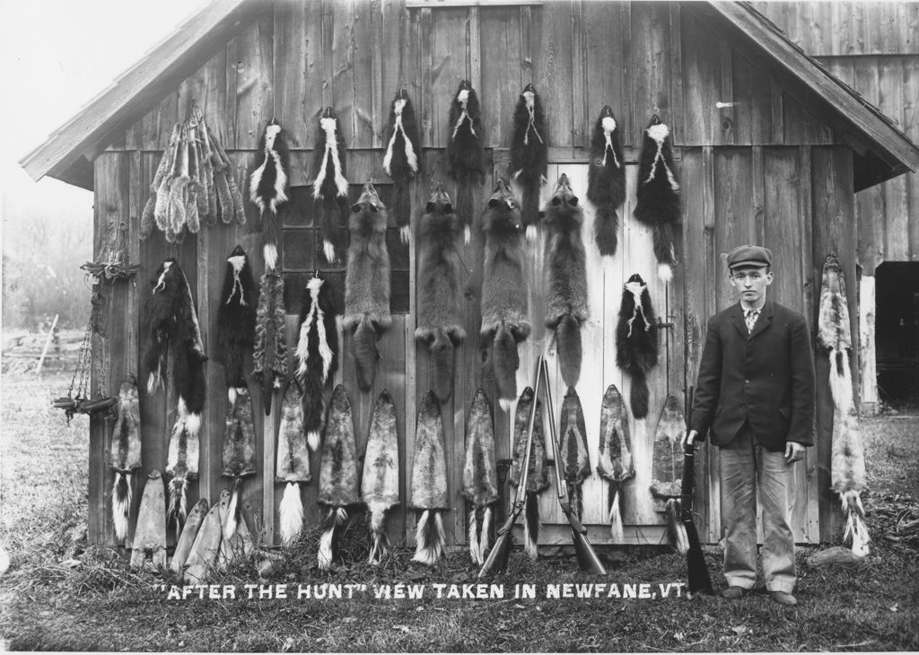 Miniature of "After the Hunt", View Taken in Newfane, Vt.