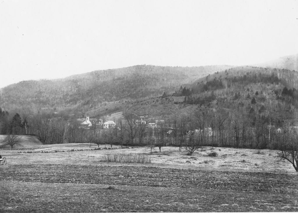 Miniature of Looking east toward village, Newfane, Vt.