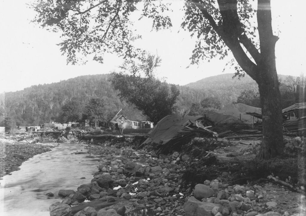 Miniature of Flooded river near lower Newfane village