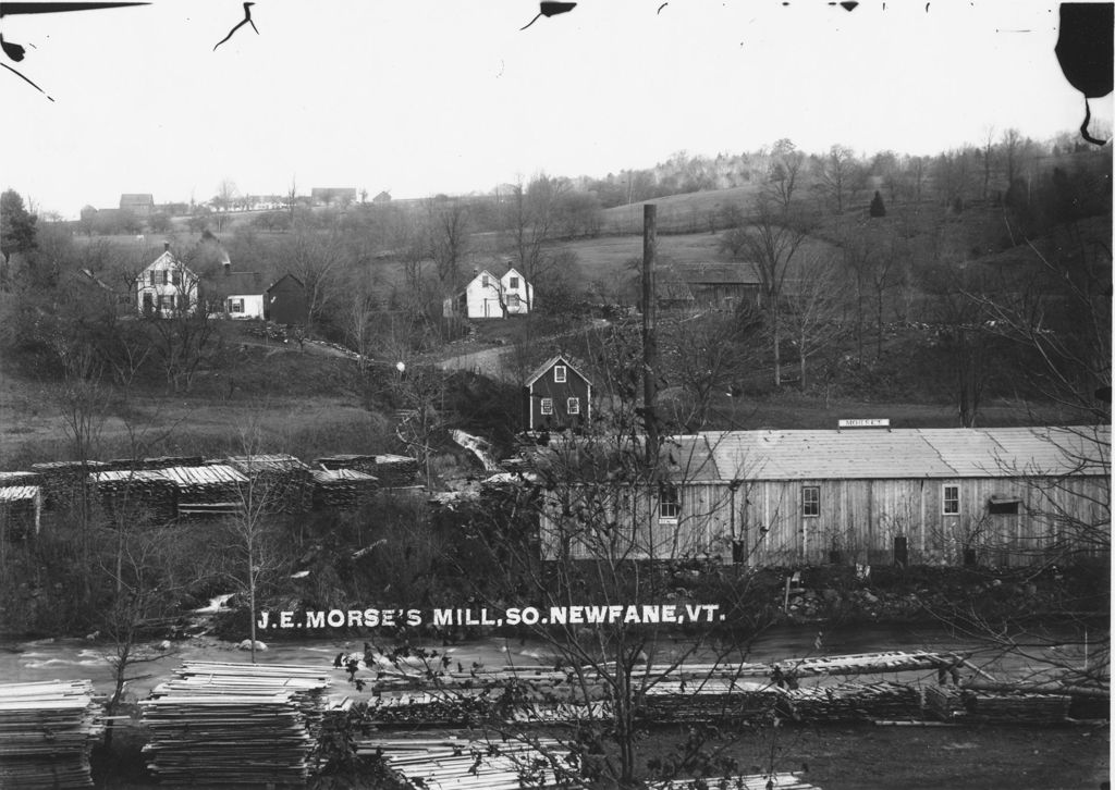 Miniature of J.E.Morse's Mill, South Newfane, Vt.