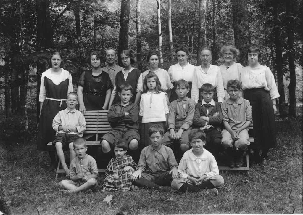 Miniature of Miss Sadie Morse's Brookside School Class