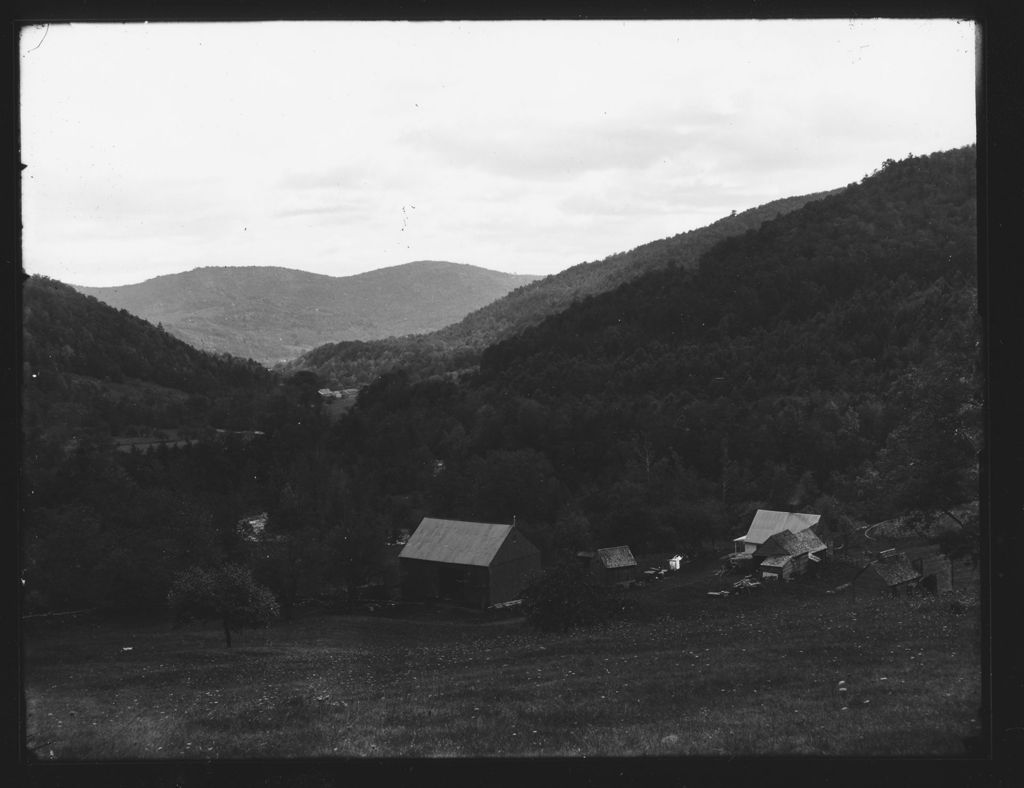 Miniature of Landscape with house tucked in ravine, Newfane, Vt.