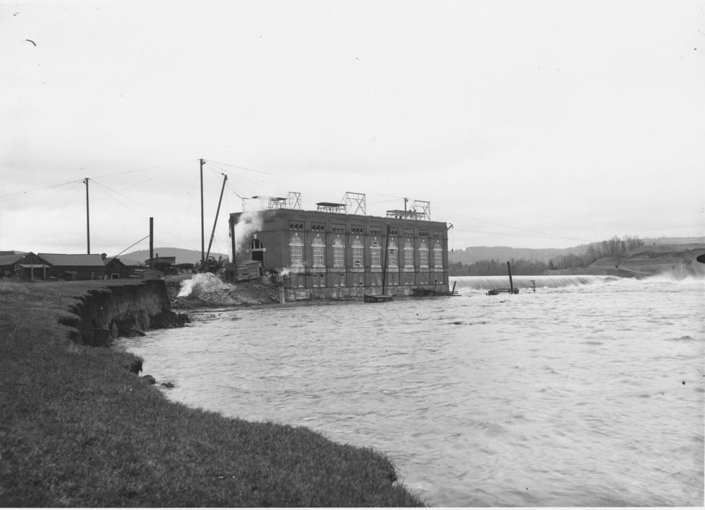 Miniature of Hydro-Electric Power Plant at High Water, Vernon, Vt.