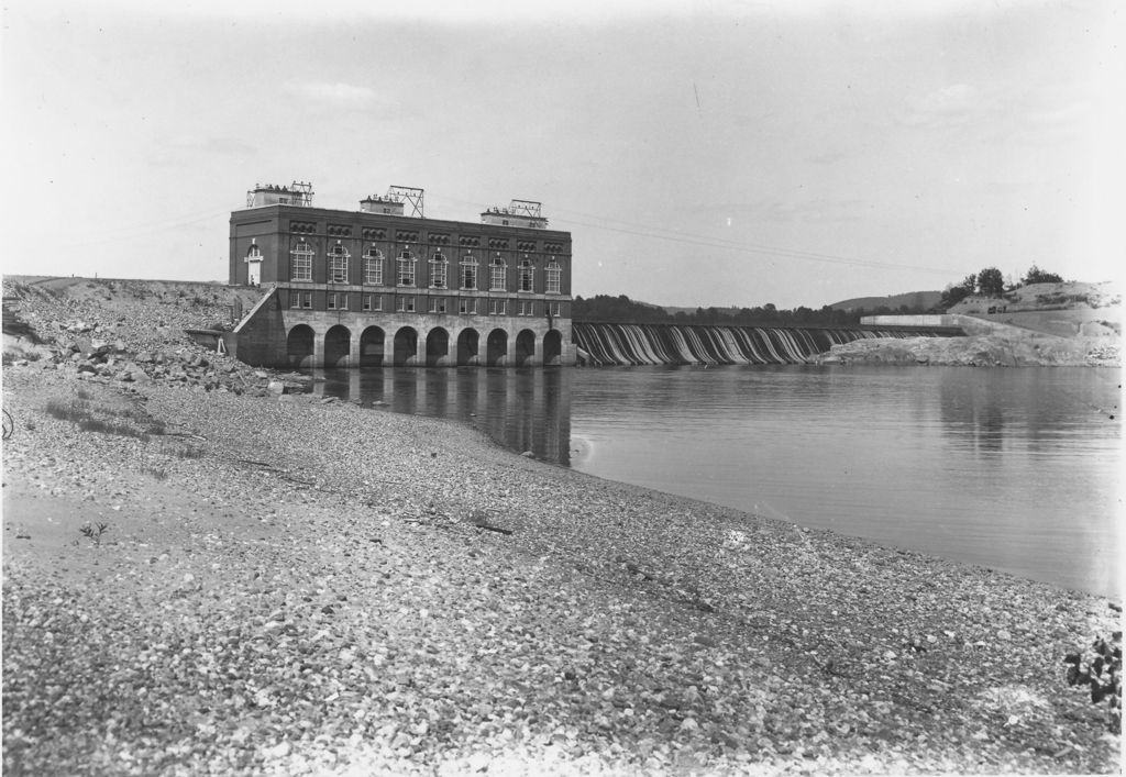 Miniature of Hydro-Electric Power Plant at Low Water, Vernon, Vt.