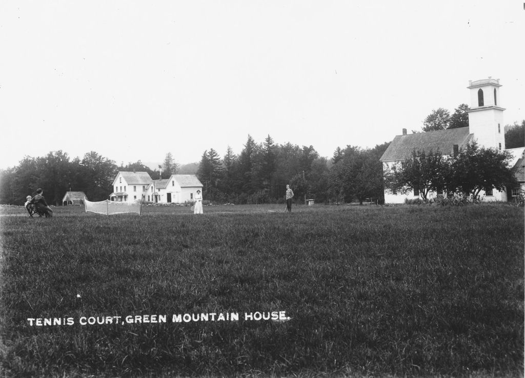 Miniature of Tennis Court, Green Mountain House