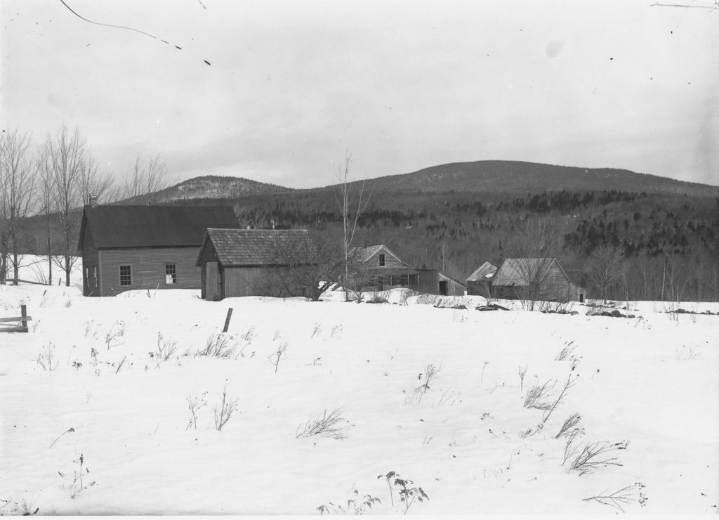 Miniature of Winter landscape with abandoned farmhouse and barns, Wardsboro, Vt.