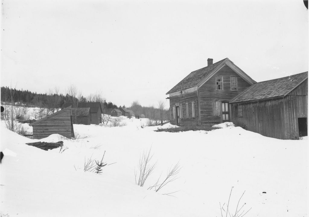 Miniature of Winter landscape with farm buildings, Wardsboro, Vt.