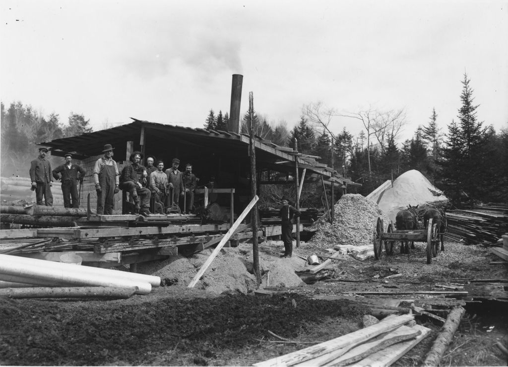 Miniature of Workers in front of Wardsboro Sawmill, Wardsboro, Vt.