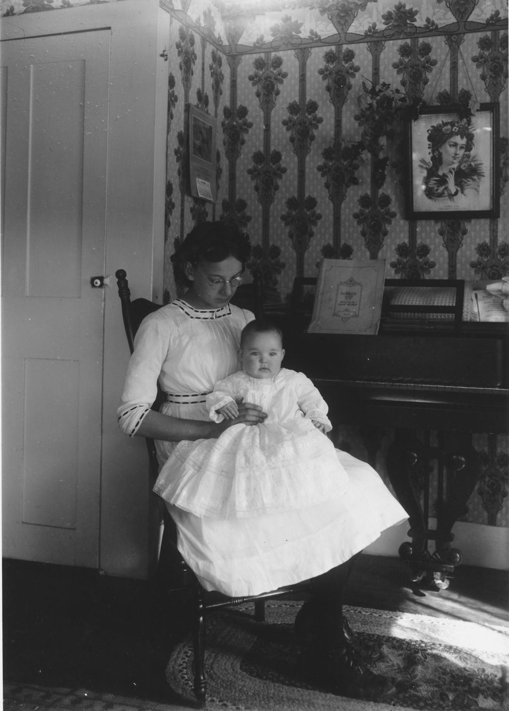 Miniature of Mrs. Winchester's Daughter and Baby, Wardsboro, Vt.