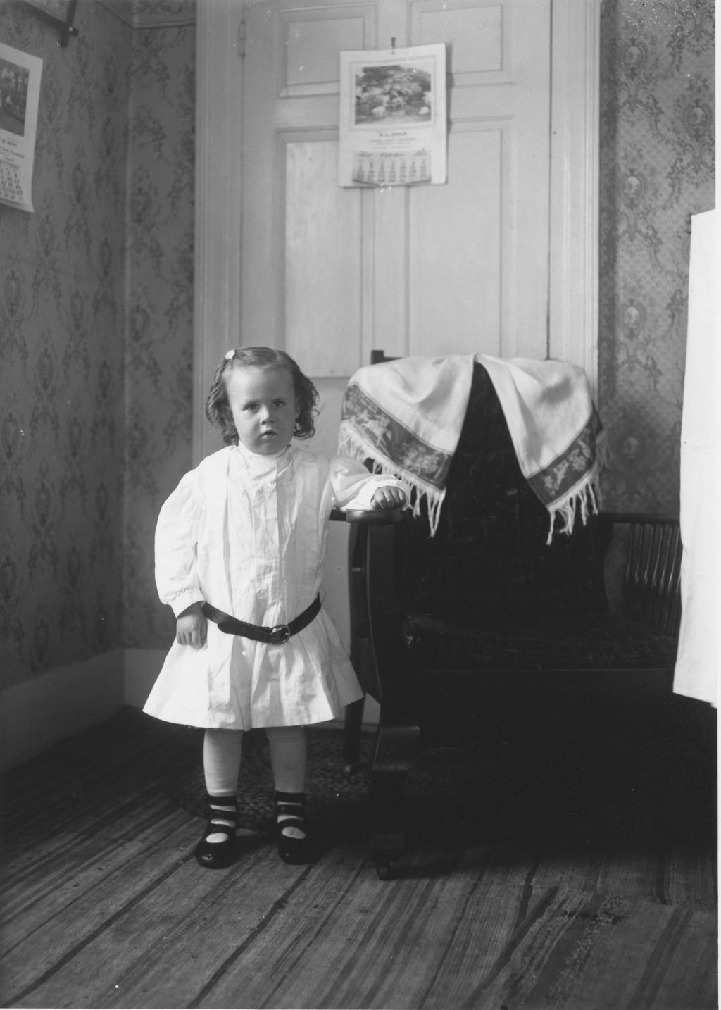 Miniature of Unidentified Little Girl, Wardsboro, Vt.