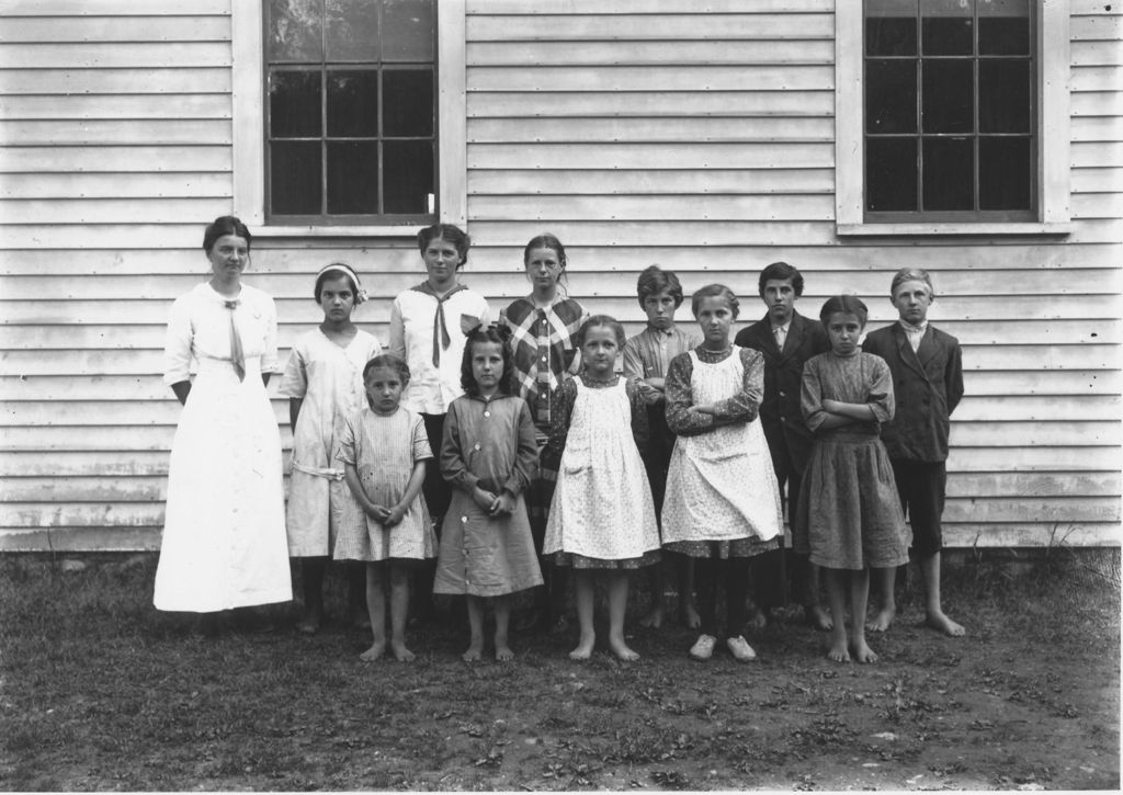 Miniature of South Wardsboro School class portrait, Wardsboro, Vt.