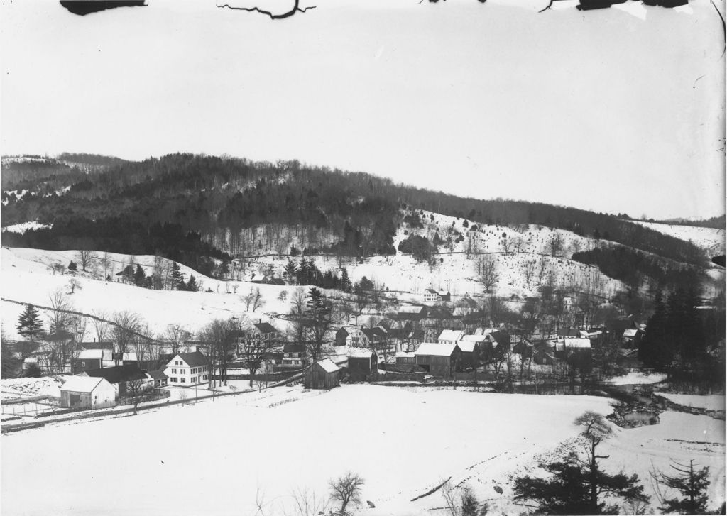 Miniature of Town center in winter, Williamsville, Vt.