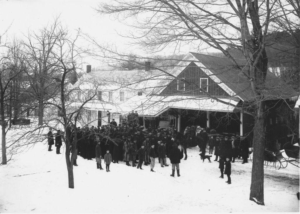 Miniature of L.E. Stratton's Auction, Williamsville, Vt.