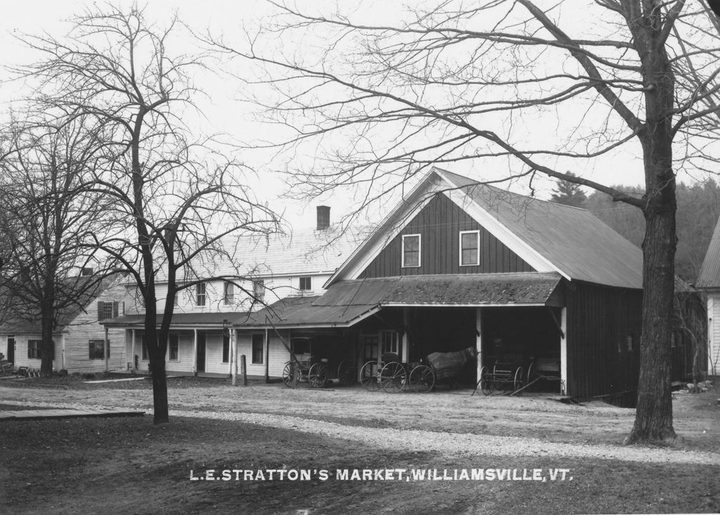 Miniature of L.E. Stratton's Market, Williamsville, Vt.