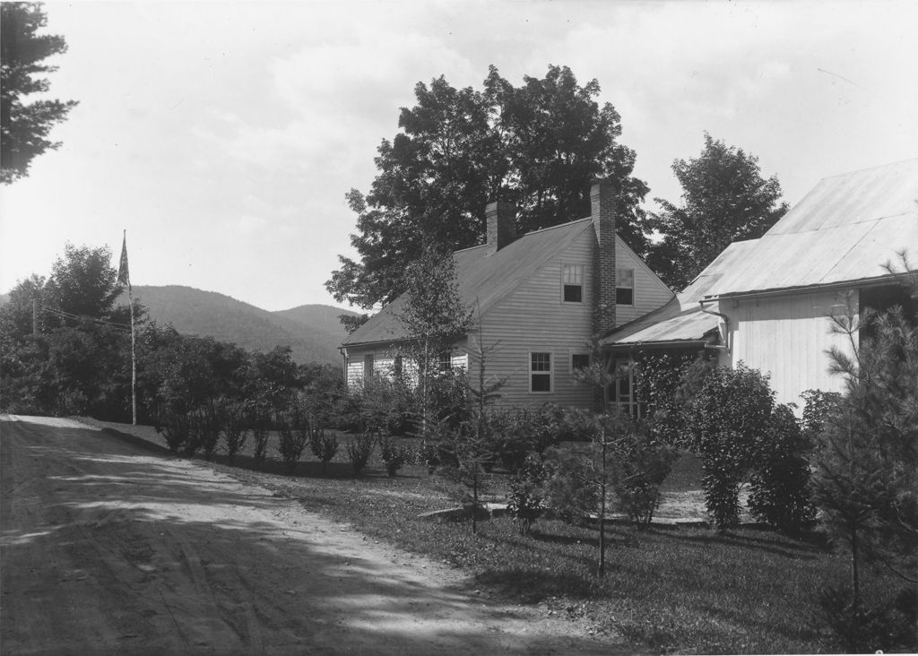 Miniature of Unidentified two chimney house with landscaping, Williamsville, Vt.