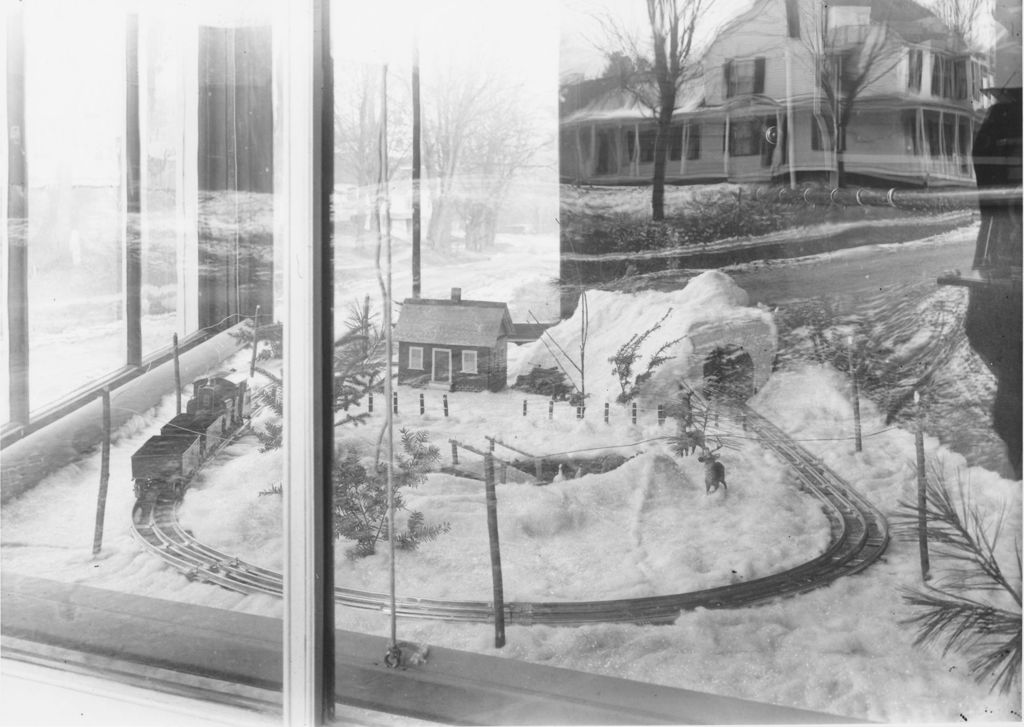 Miniature of Model Railroad in A.W. Sherman's Store, Williamsville, Vt.