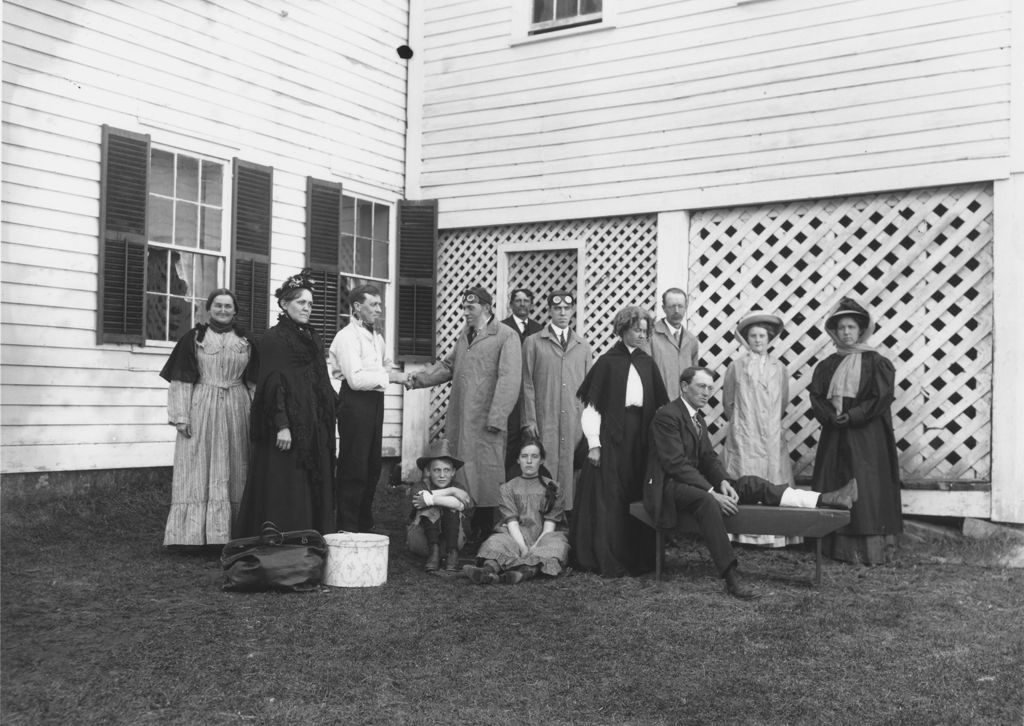 Miniature of Actors from a play in Willimasville, Vt.