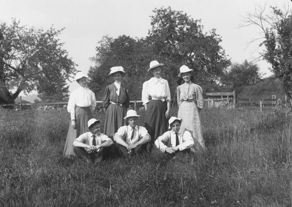 Miniature of Portrait of campers in Williamsville, vt.