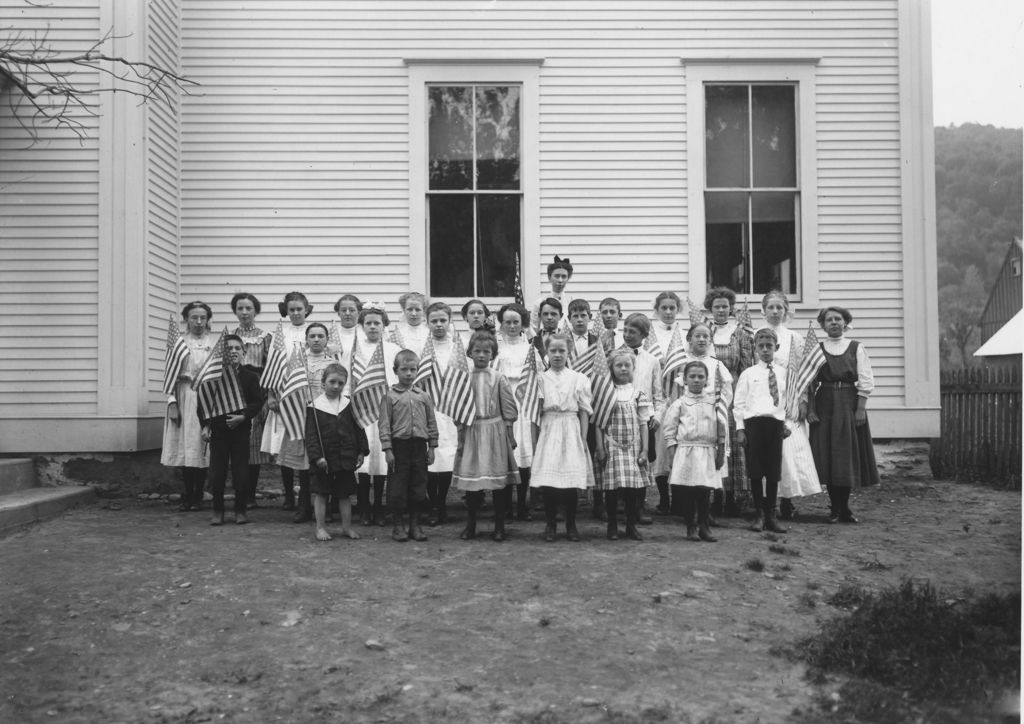 Miniature of Unidentified class portrait, Williamsville, Vt.