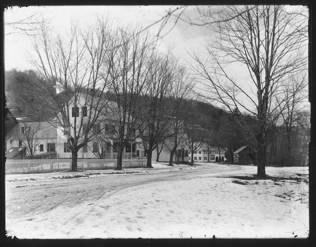 Miniature of Unidentified house on Main St with H.A. Williams store in background, Williamsville, Vt.