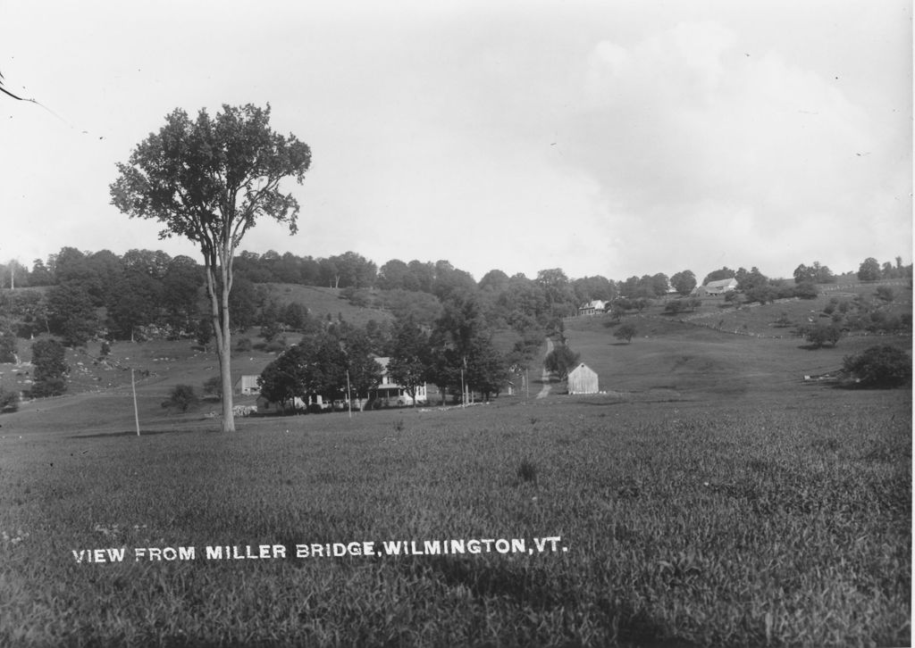 Miniature of View from Miller Bridge, Wilmington, Vt.