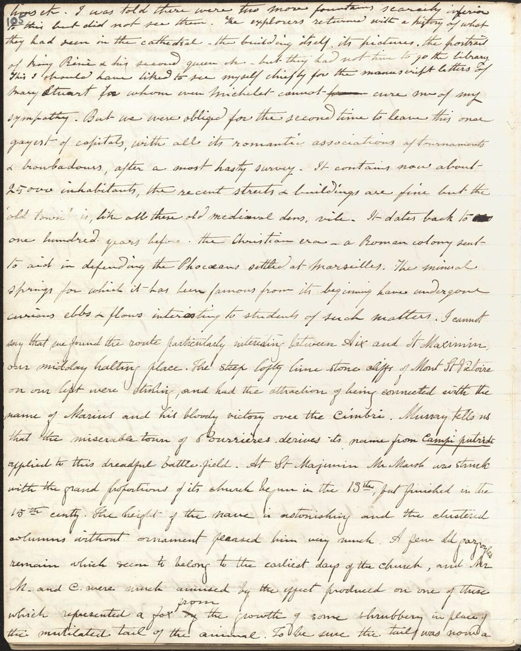 Miniature of Caroline Crane Marsh Diary, August 3 - October 21, 1863