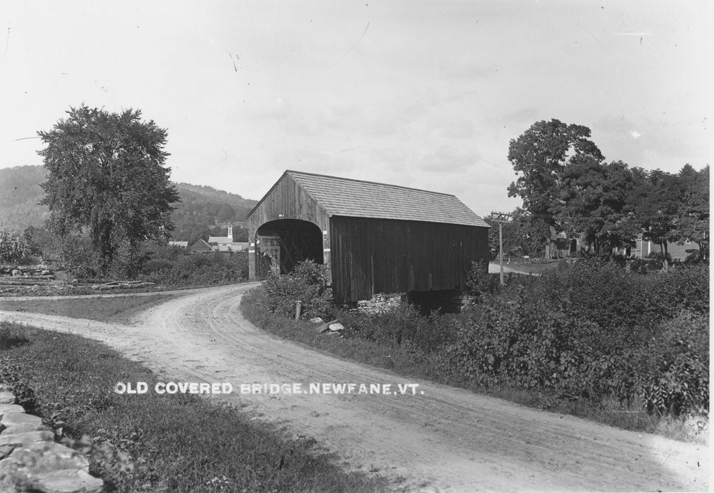 Miniature of Old Covered Bridge, Newfane, Vt.