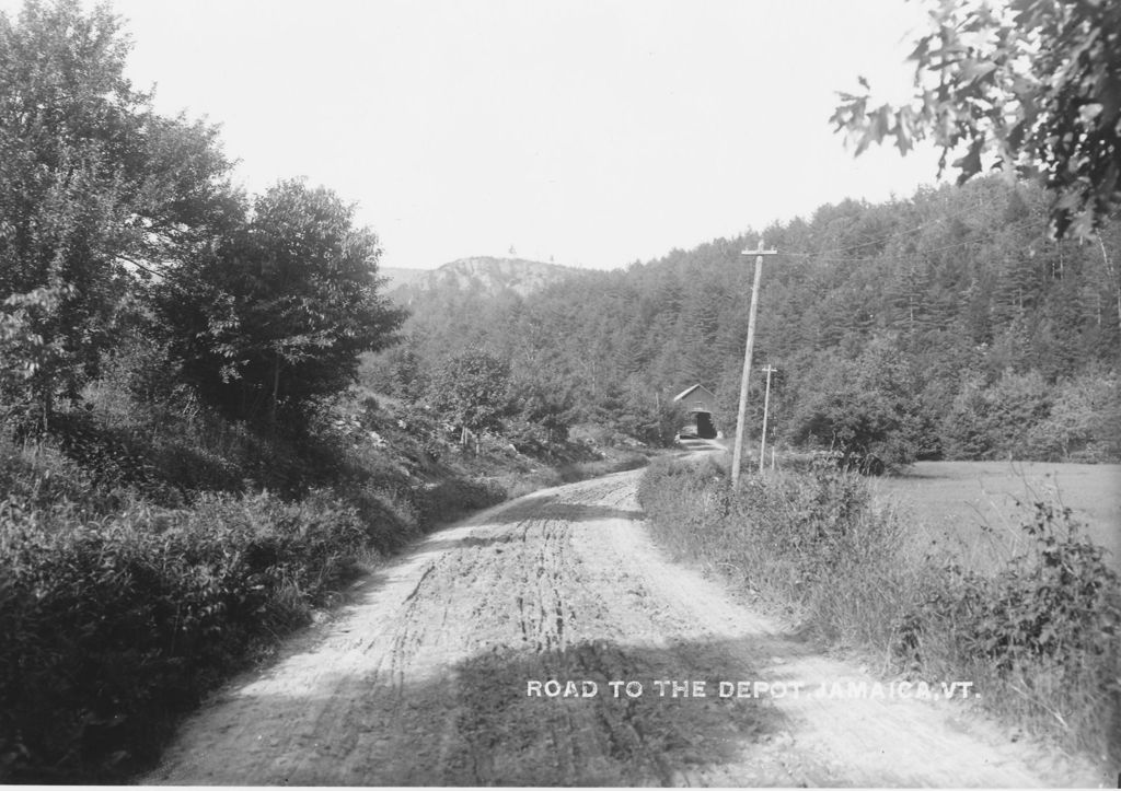 Miniature of Road to the Depot, Jamaica, Vt.