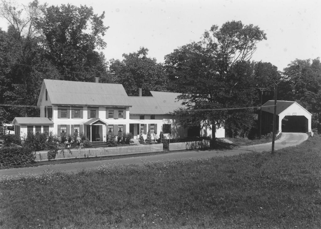 Miniature of Claxon House and covered bridge, Williamsville, Vt.