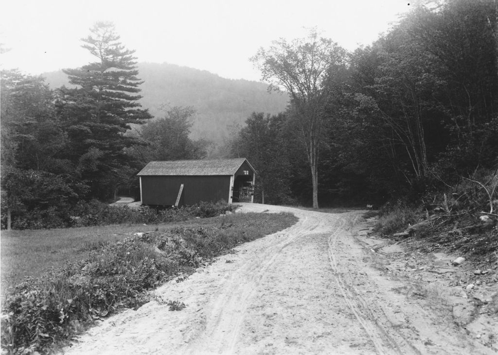 Miniature of Wardsboro road and covered bridge, Newfane, Vt.