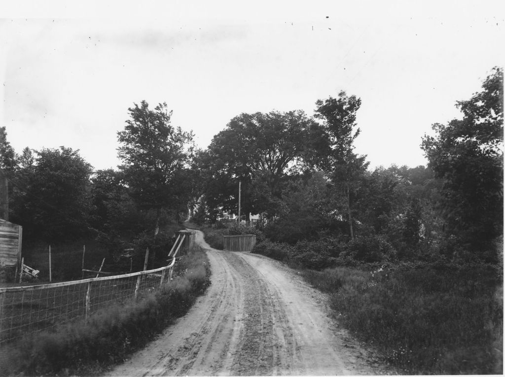 Miniature of A road and bridge in East Dover, Vt.